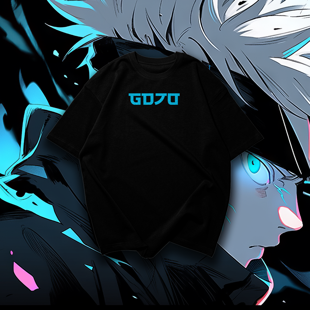 Gojo Satoru Graphic Oversized Premium Quality Cotton T-shirt