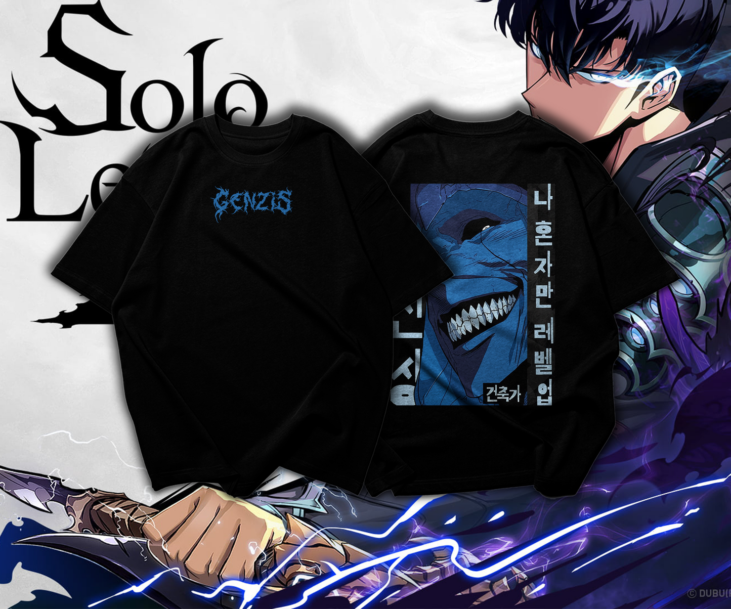 Solo Leveling Graphic Premium Quality Cotton T-shirt