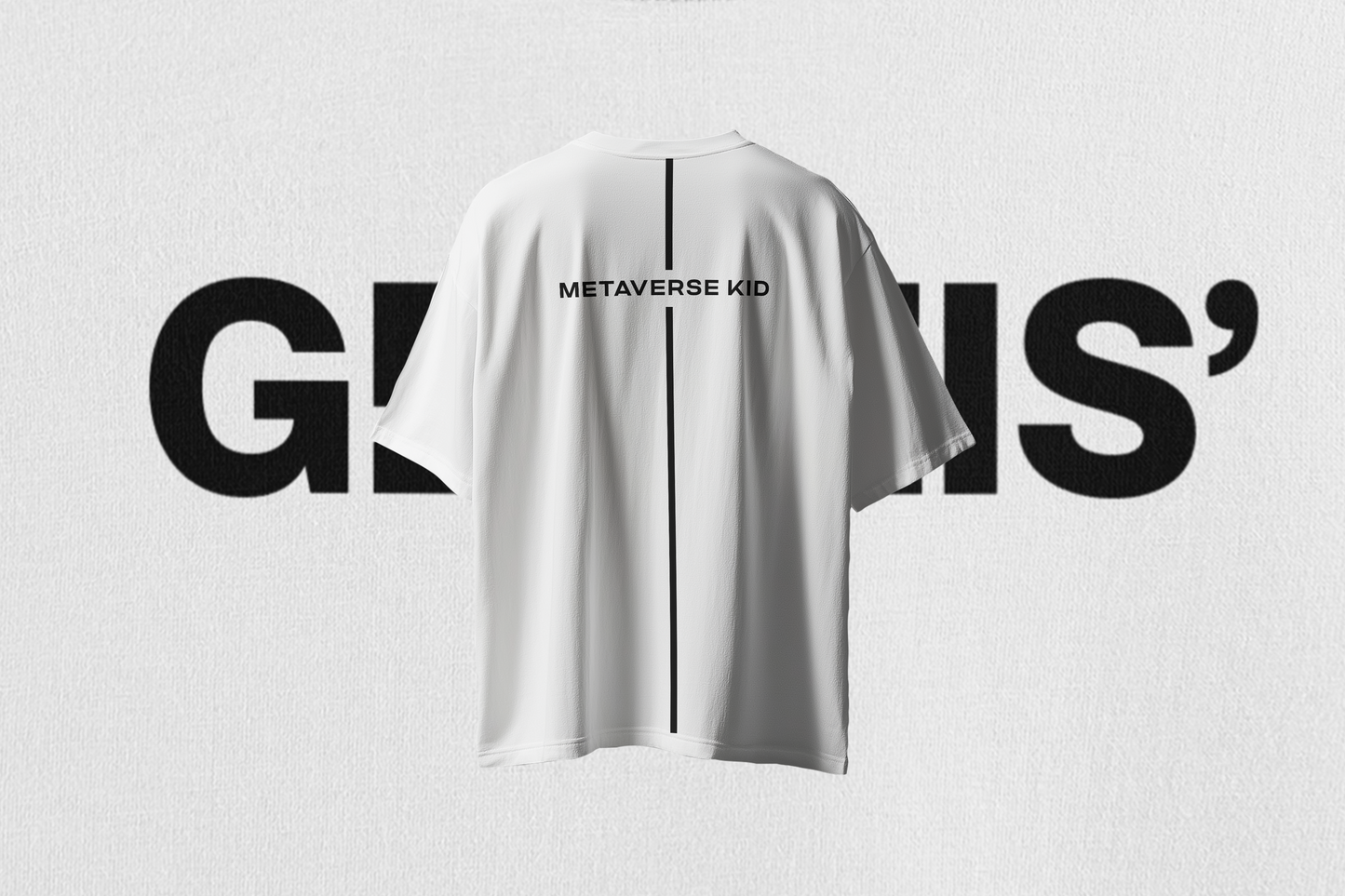 Metaverse Kid Graphic Oversized Premium Quality Cotton T-shirt