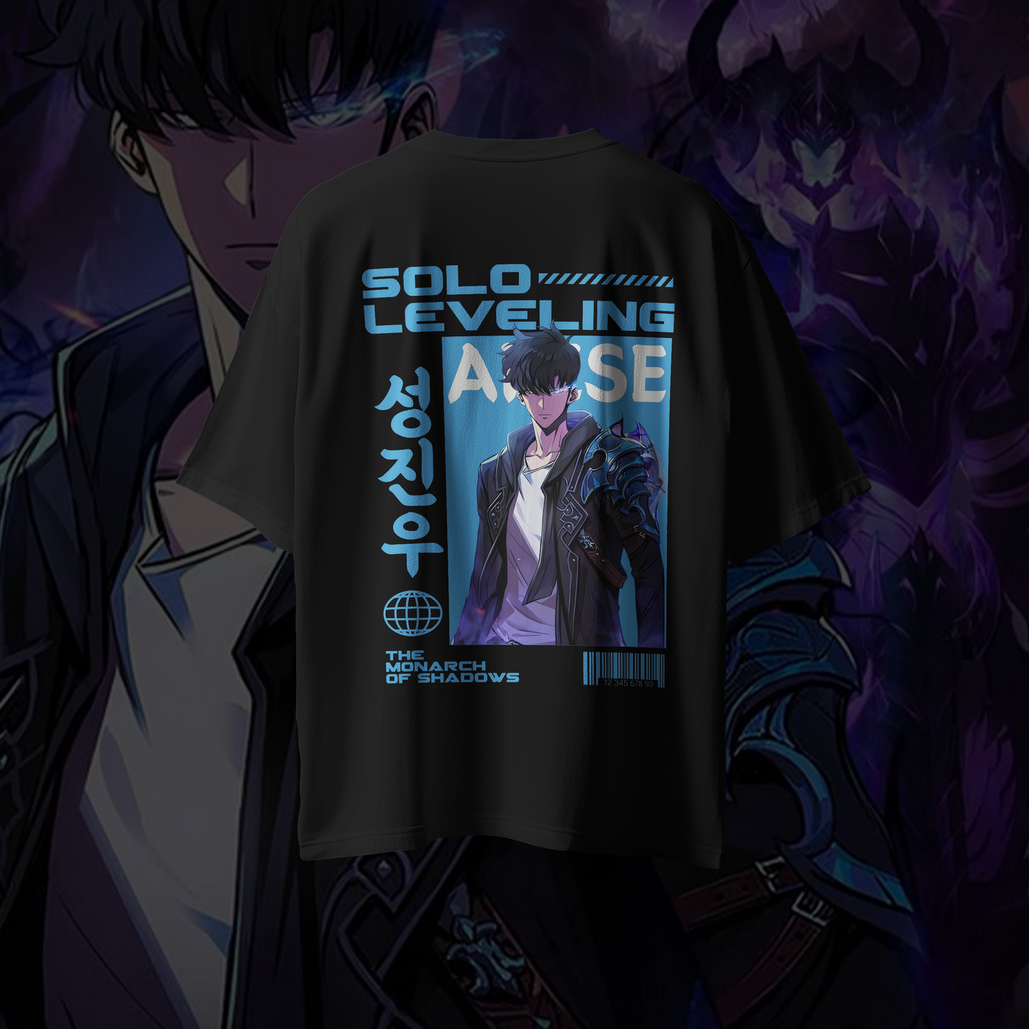 SUNG JINWO Oversized Premium Quality Cotton T-shirt