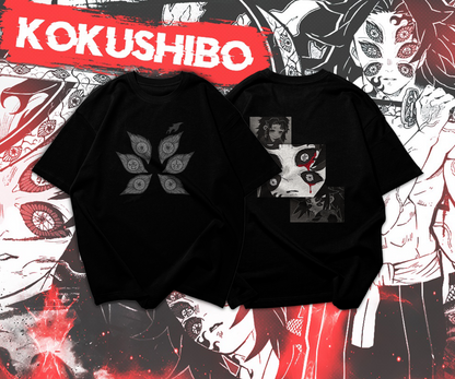 Kokushibo Graphic Oversized Premium Quality Cotton T-shirt