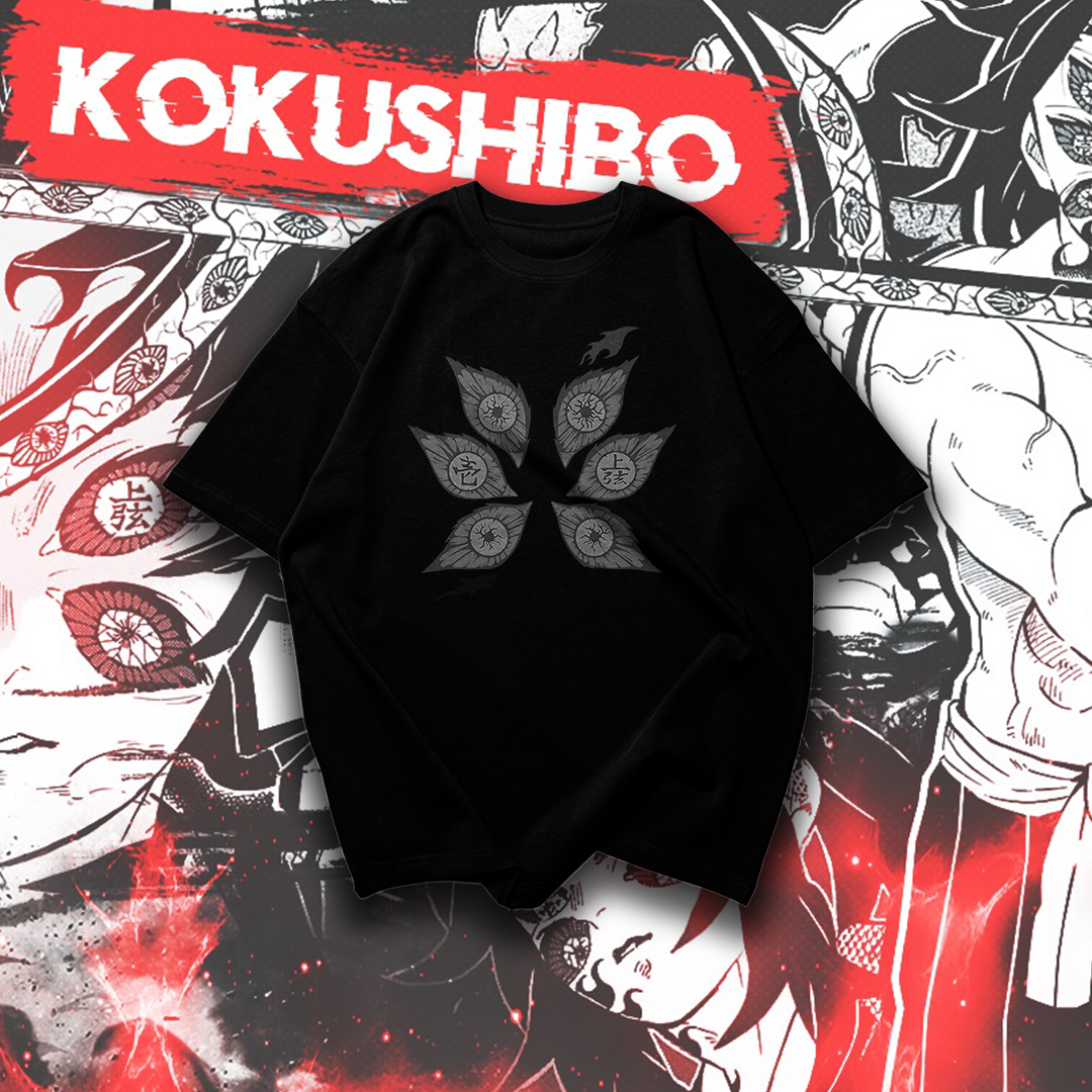 Kokushibo Graphic Oversized Premium Quality Cotton T-shirt