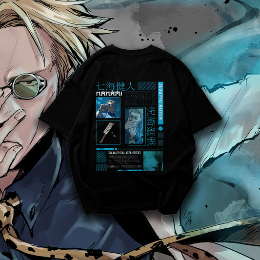 Kento Nanami Graphic Oversized Premium Quality Cotton T-shirt