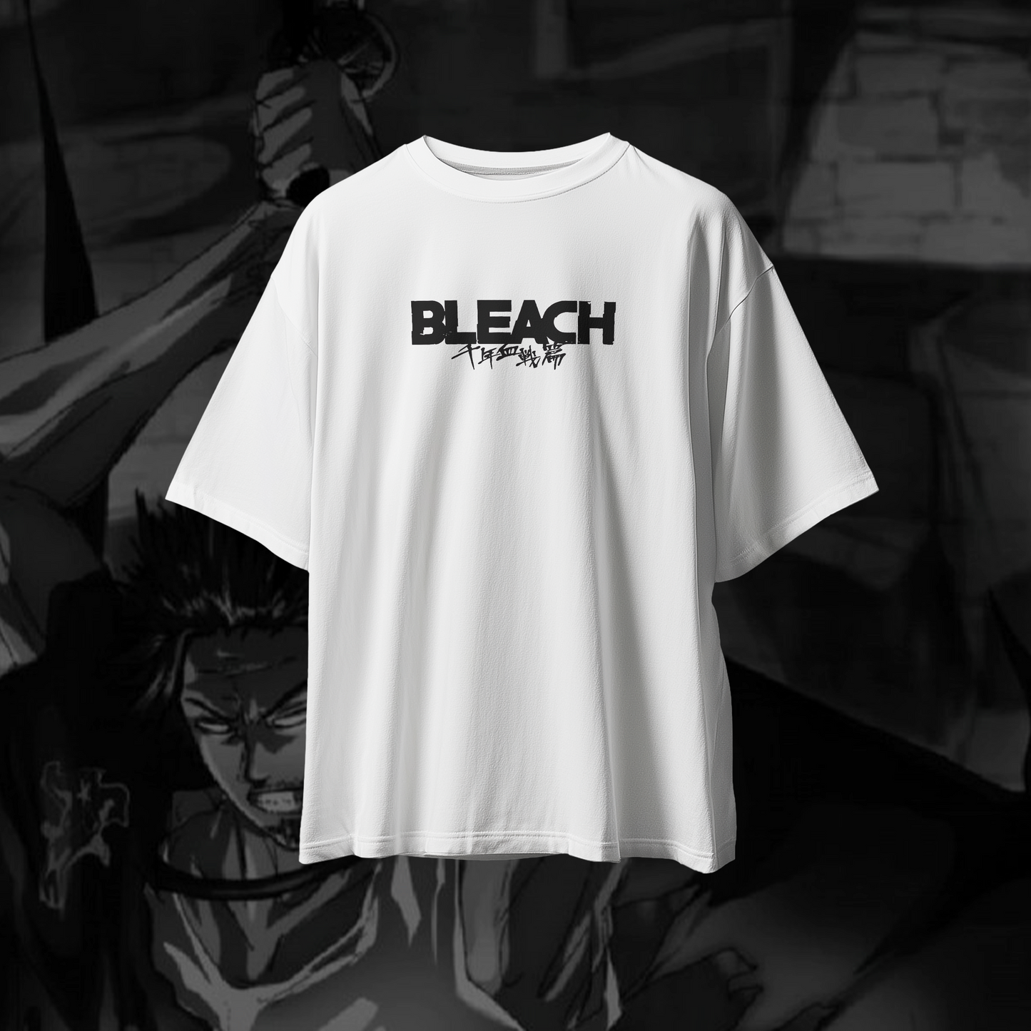 ICHIGO Sword Graphic Oversized Premium Quality Cotton T-shirt