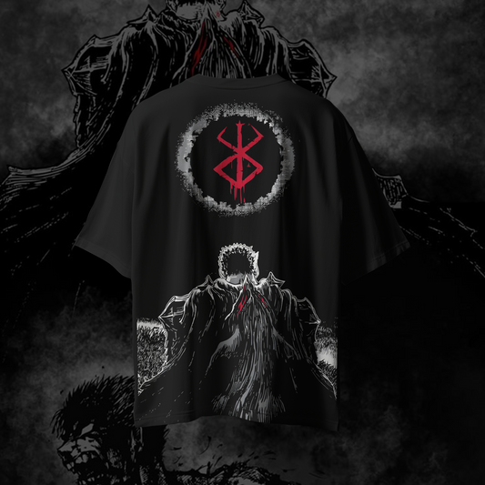 BERSERK Graphic Oversized Premium Quality Cotton T-shirt