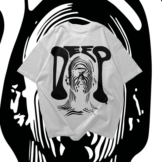 DEEP Graphic Oversized Premium Quality Cotton T-shirt