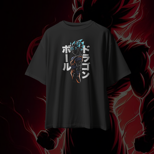 GOKU Graphic Oversized Premium Quality Cotton T-shirt
