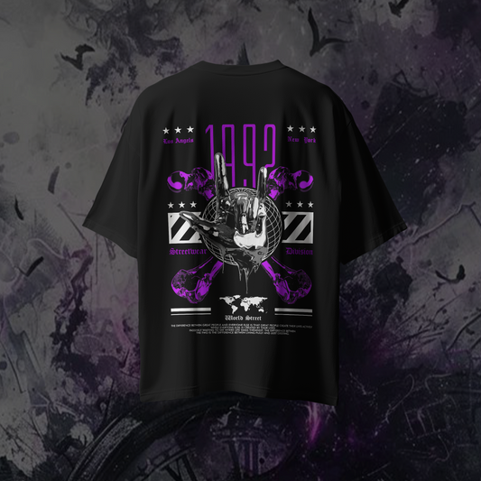 World Street Graphic Oversized Premium Quality Cotton T-shirt