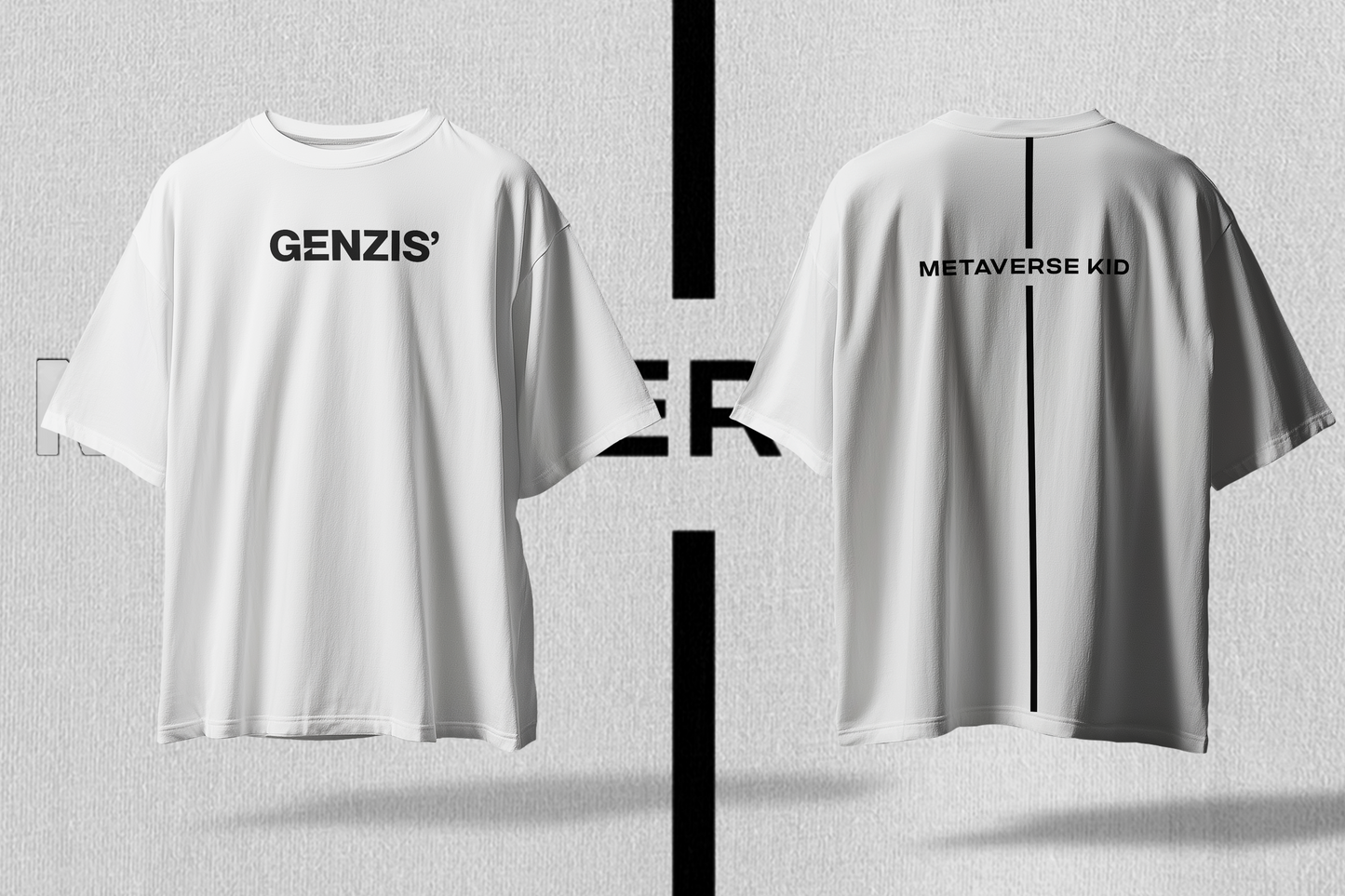 Metaverse Kid Graphic Oversized Premium Quality Cotton T-shirt