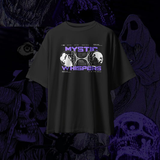 Mystic Graphic Oversized Premium Quality Cotton T-shirt