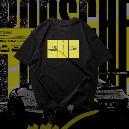 PORSCHE 911 Graphic Oversized Premium Quality Cotton T-shirt