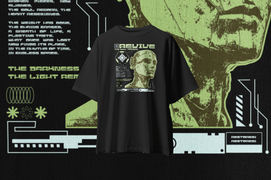 Revive Streetwear Graphic Oversized Premium Quality Cotton T-shirt