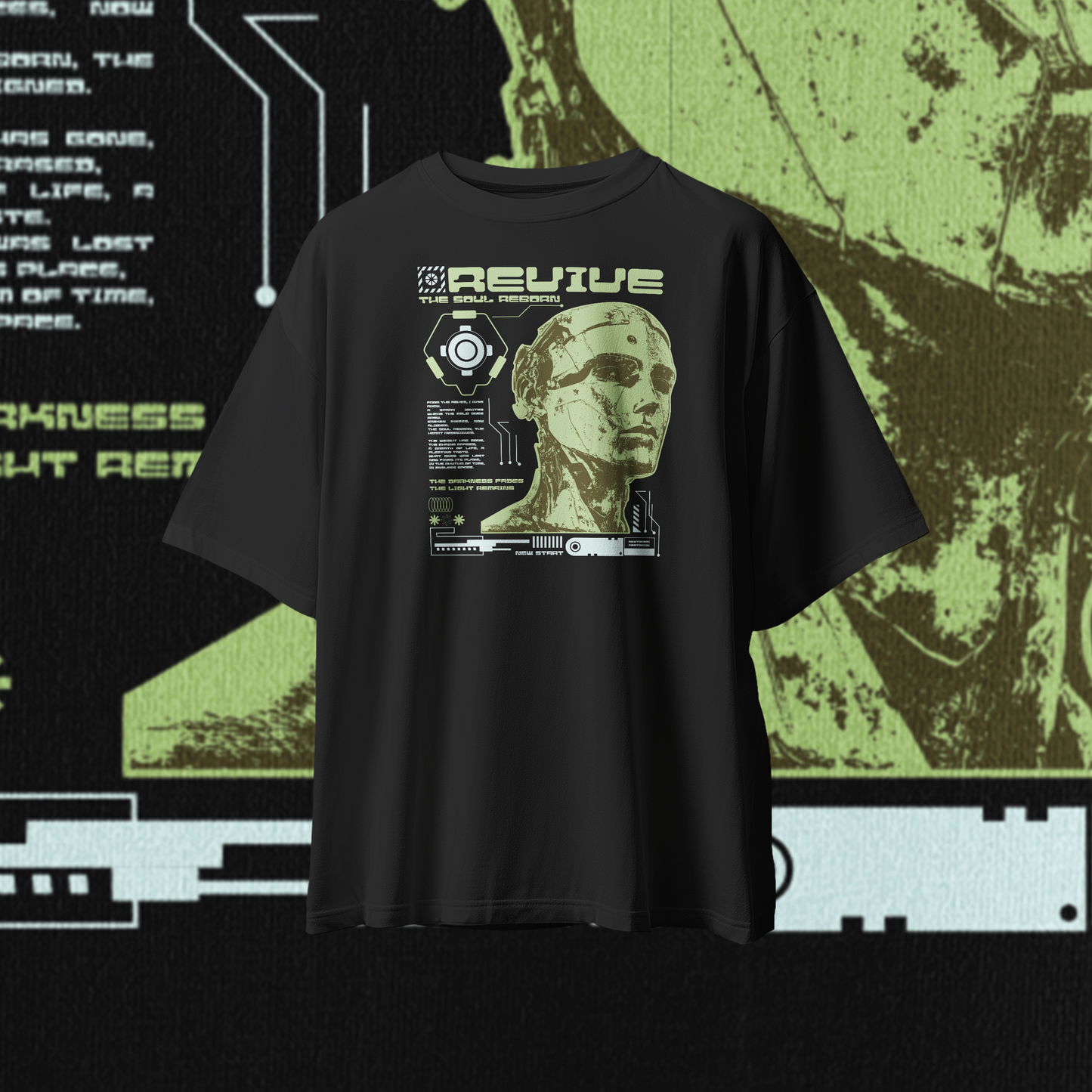 Revive Streetwear Graphic Oversized Premium Quality Cotton T-shirt