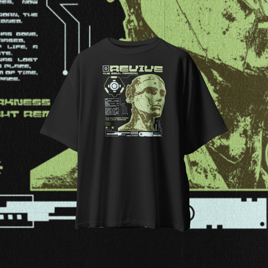 Revive Streetwear Graphic Oversized Premium Quality Cotton T-shirt