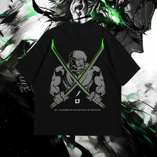 Roronoa Zoro Graphic Oversized Premium Quality Cotton T-shirt