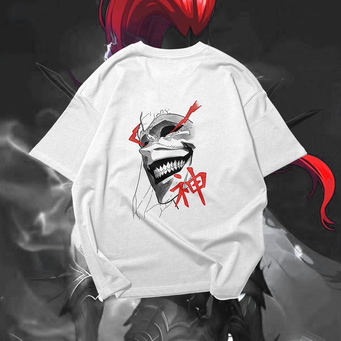 Statue of GOD Solo Leveling Graphic Oversized Premium Quality Cotton T-shirt