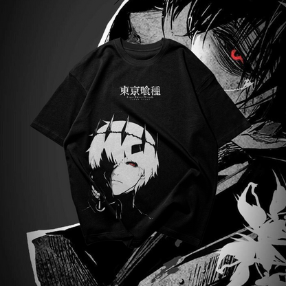 TOKYO GHOUL Graphic Oversized Premium Quality Cotton T-shirt